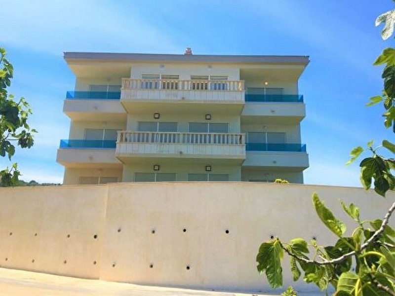 Výhľad na more z terasy objektu A2055 na ostrove Pašman v Chorvátsku - Panorama Skauting.