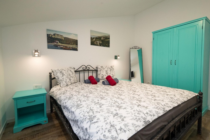 Útulná spálňa apartmánu A2167, Crikvenica.