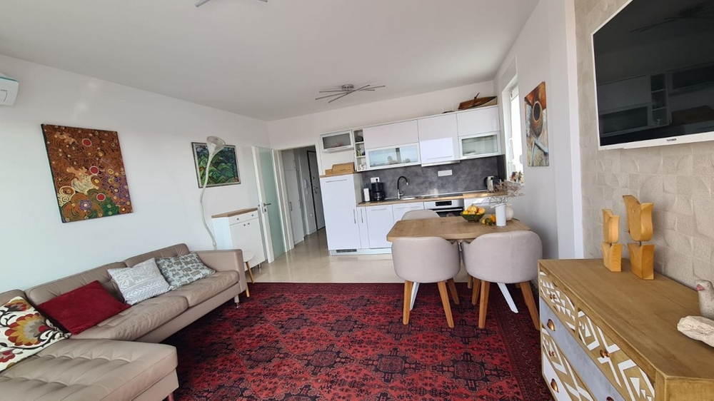 Obývacia izba nehnuteľnosti A2636 v Chorvátsku, ostrov Pag - Panorama Skauting