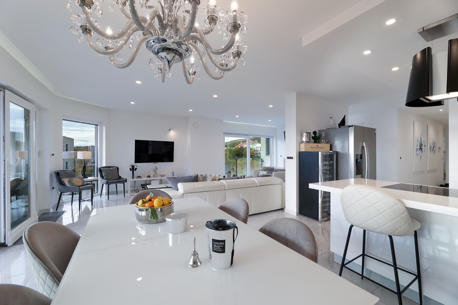 Obývacia izba nehnuteľnosti A2703 v Chorvátsku, Rijeka - Panorama Skauting