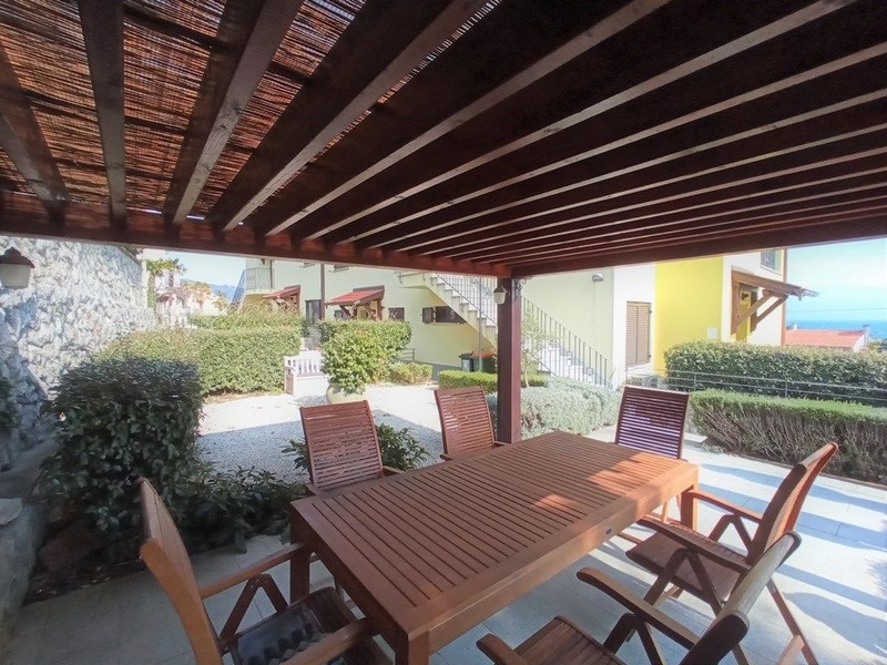 Terasa objektu A2757, ktorý je na predaj v Chorvátsku v regióne Lovran - Panorama Scouting.