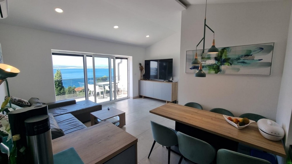 Výhľad na more pri varení. Nehnuteľnosť Chorvátsko - A2971