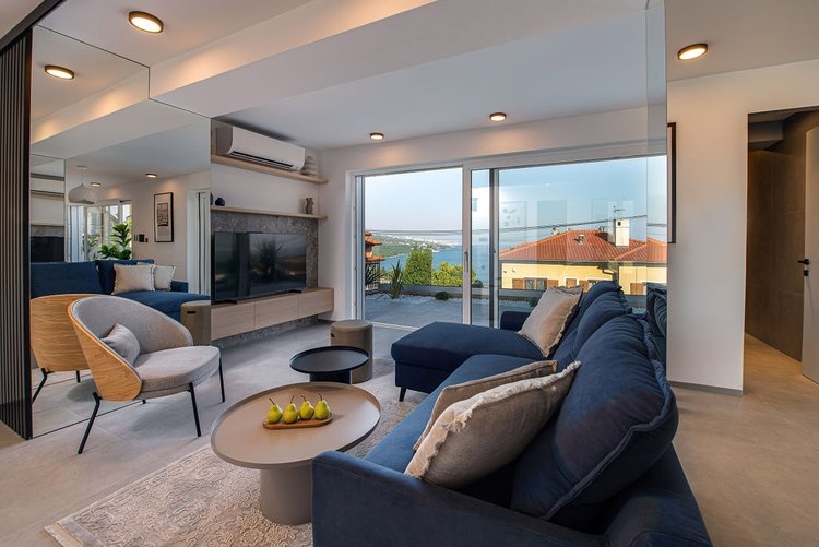 Klimatizovaná obývacia izba.