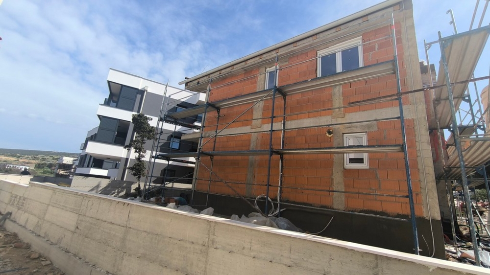 Výstavba nehnuteľnosti v Chorvátsku, moderné mezonetové byty vo fáze developmentu