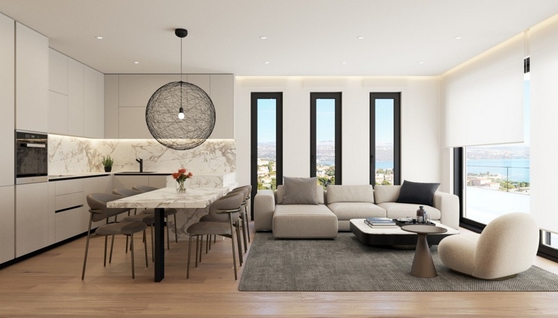 3D vizualizácia nehnuteľnosti A3291 v Opatiji.