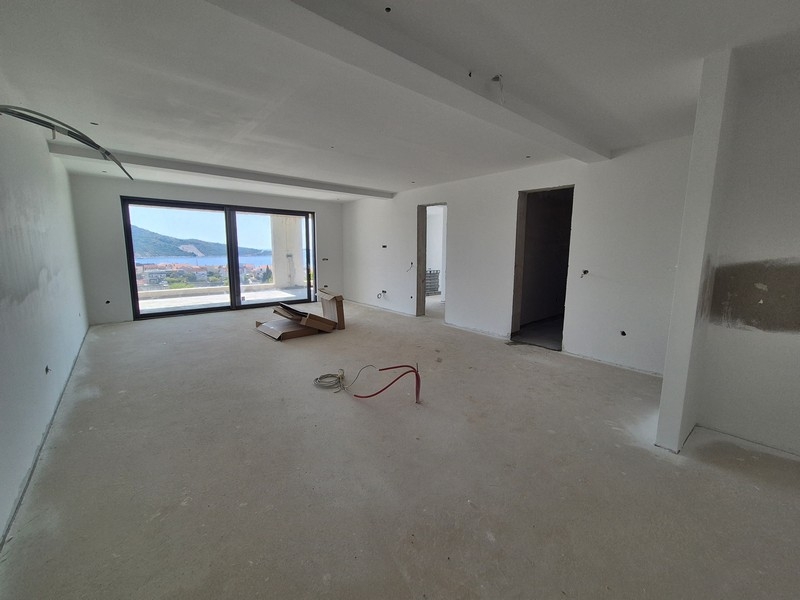 Výhľad na more z terasy nehnuteľnosti A3329 - na predaj v Chorvátsku