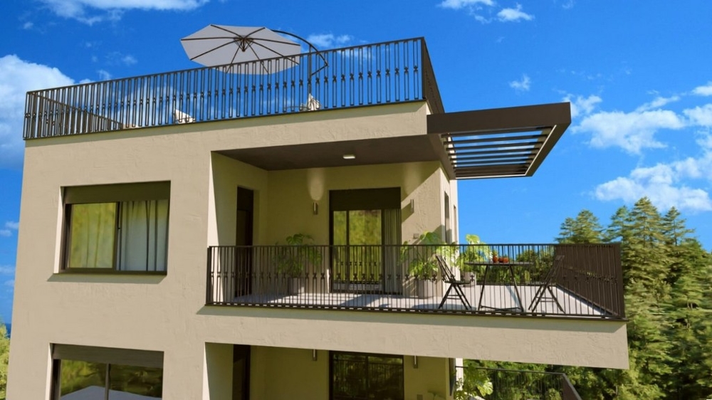 Kúpte si moderné apartmány so strešnou terasou blízko mora v Chorvátsku - Panorama Skauting.