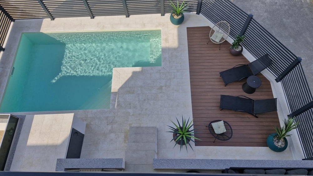 Predám apartmán s bazénom Chorvátsko - nehnuteľnosť A3413 na ostrove Pag.