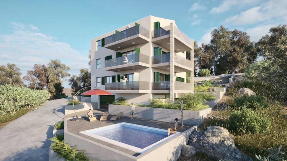 Nové byty na predaj neďaleko Rogoznice v Chorvátsku - Panorama Scouting A3443