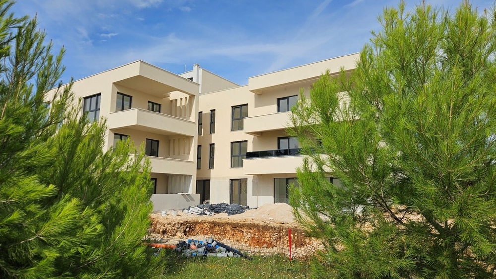 Novopostavené apartmány pri mori v Privlake, Chorvátsko na predaj.