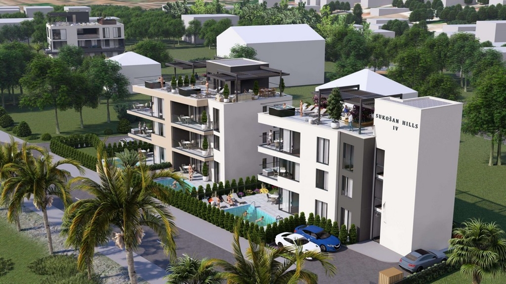 Predám nové byty v Sukošane, Chorvátsko - Panorama Skauting.