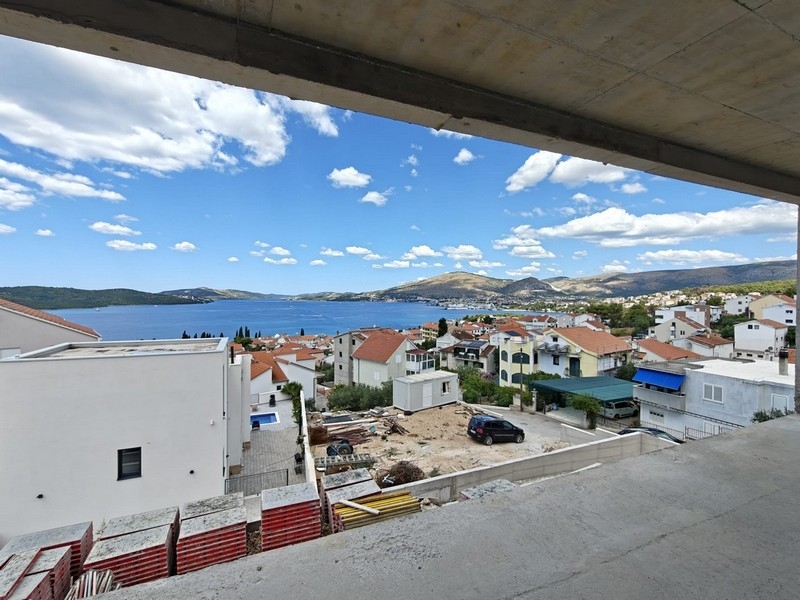 Krásny výhľad na more z nehnuteľnosti A3576, Ostrov Čiovo Chorvátsko.