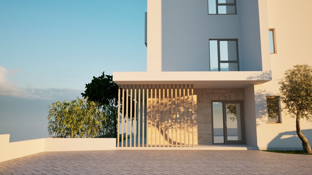 Parkovacie miesta a vstupný priestor nehnuteľnosti A3577.