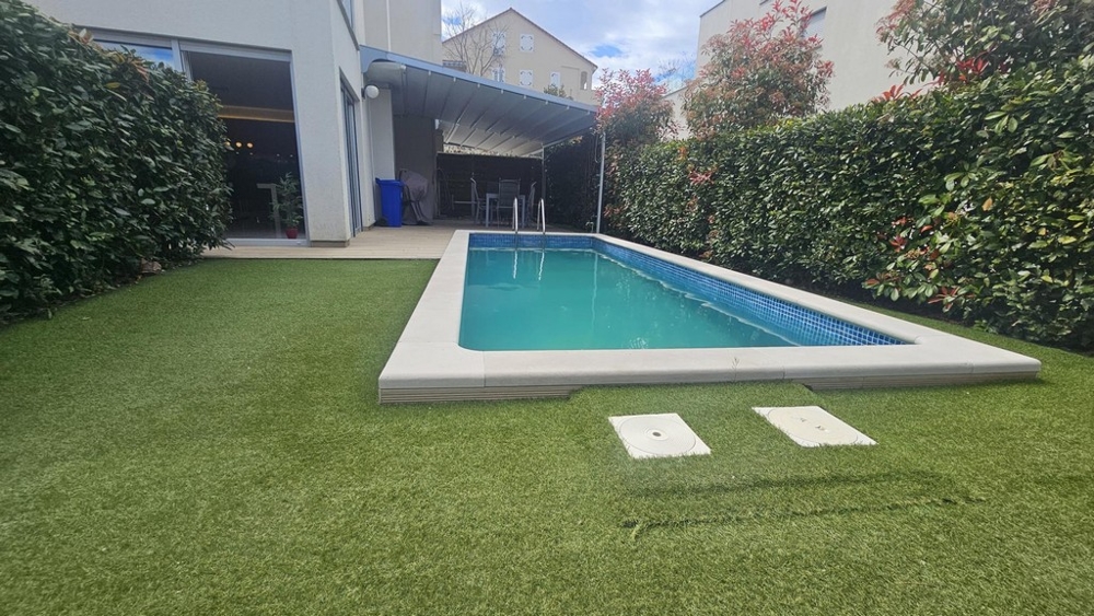 Bazén v záhrade objektu A3675.