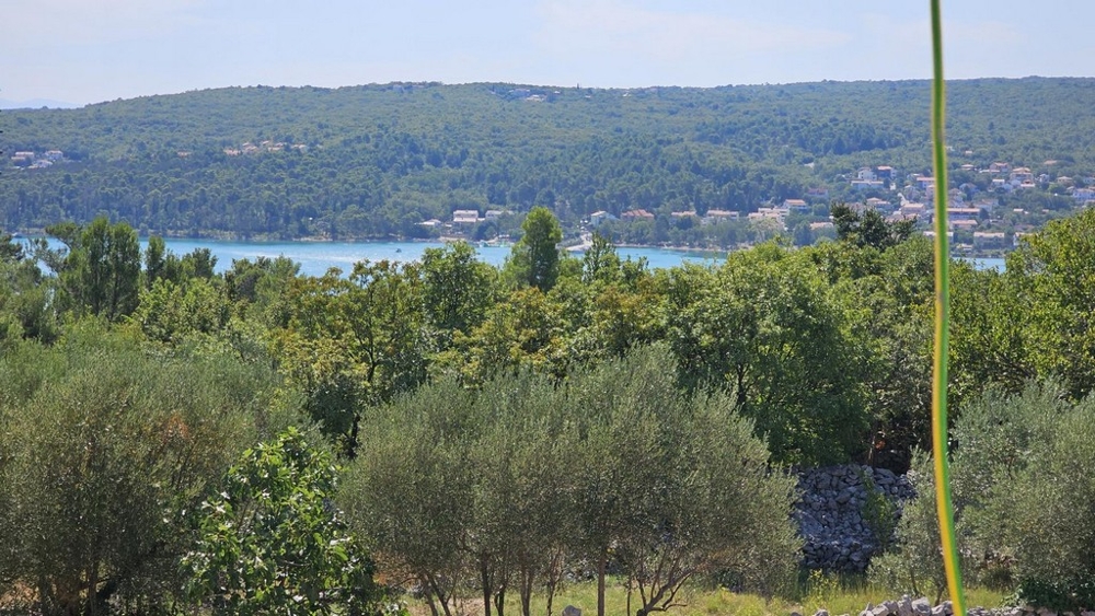 Výhľad na more z apartmánu v Soline na ostrove Krk