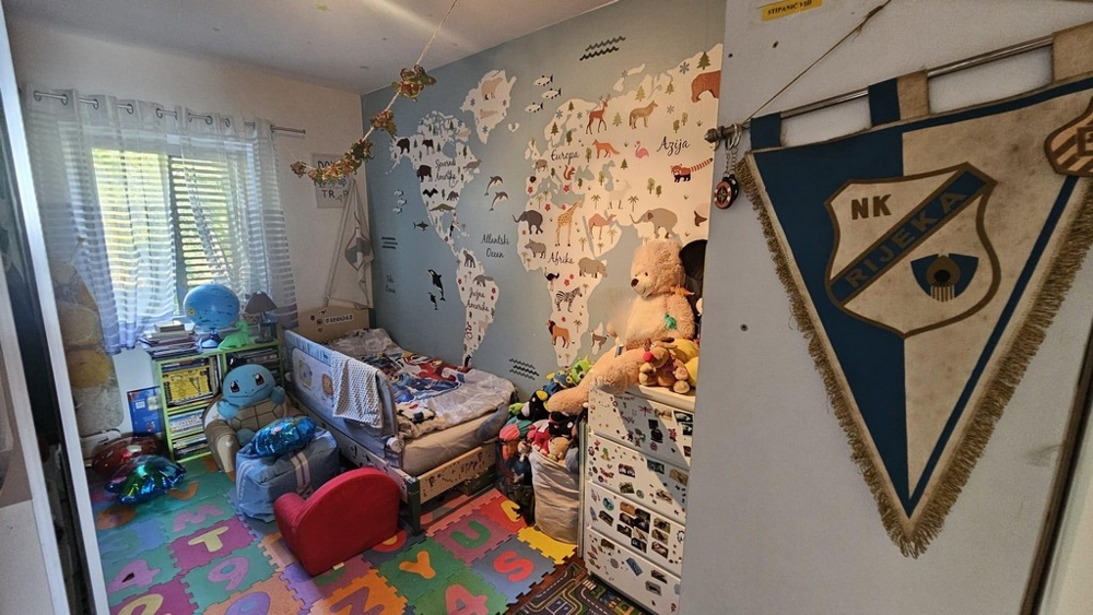 Detská izba apartmánu A3768, Chorvátsko.