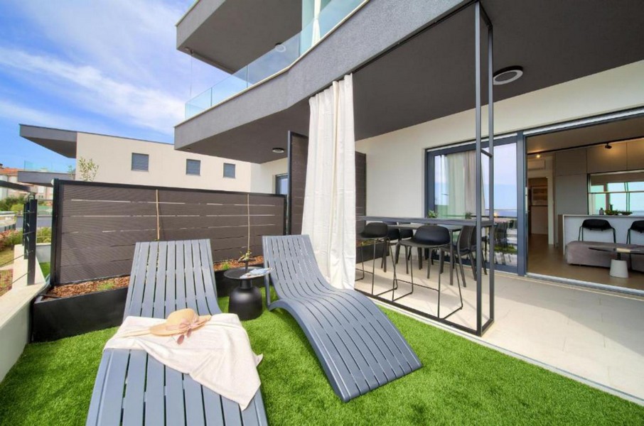 Byt so záhradou na prízemí v Krku na predaj - Panorama Scouting A3838