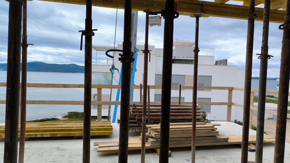 Nový stavebný projekt v Chorvátsku vo výstavbe