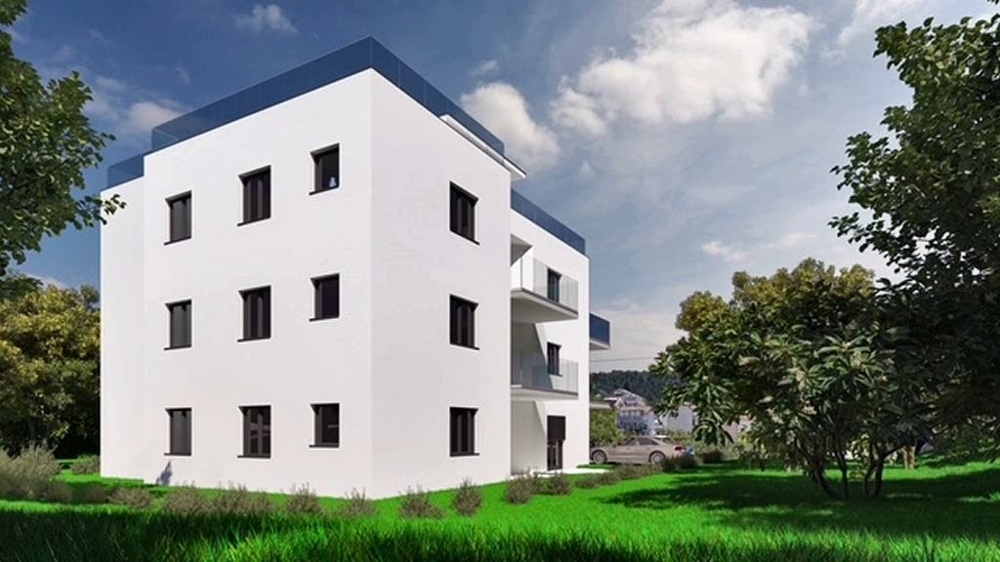 Zadná časť budovy.