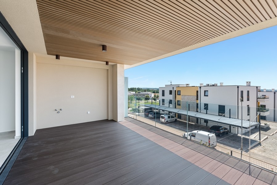 Krytá terasa nehnuteľnosti A3874 na Istrii, Chorvátsko.