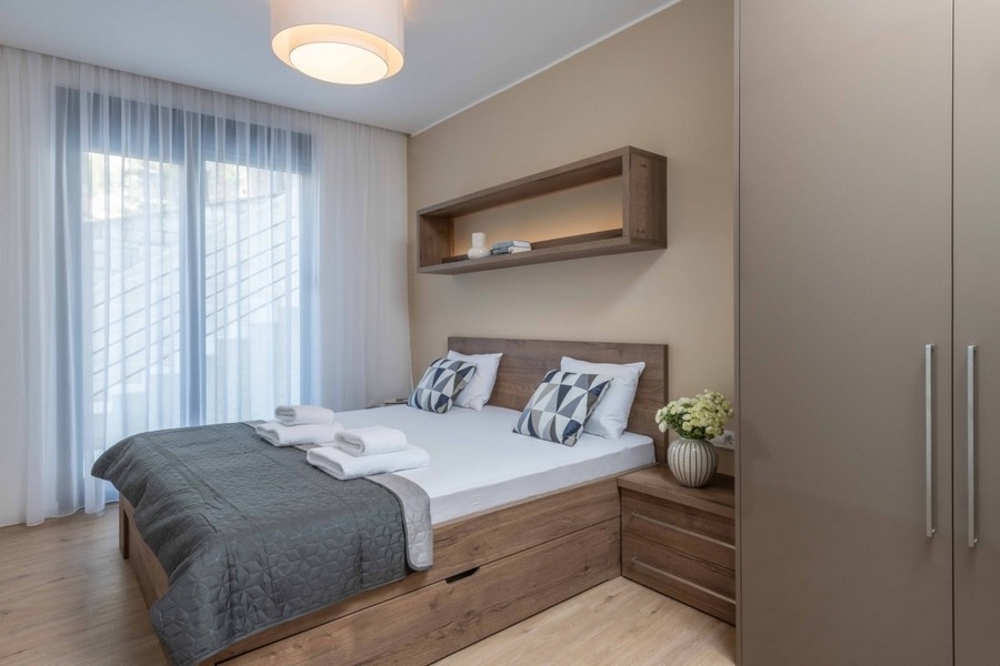 Spálňa s prístupom na terasu.