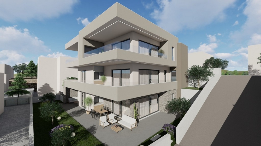 Novopostavené byty na predaj v Tisne, Chorvátsko.