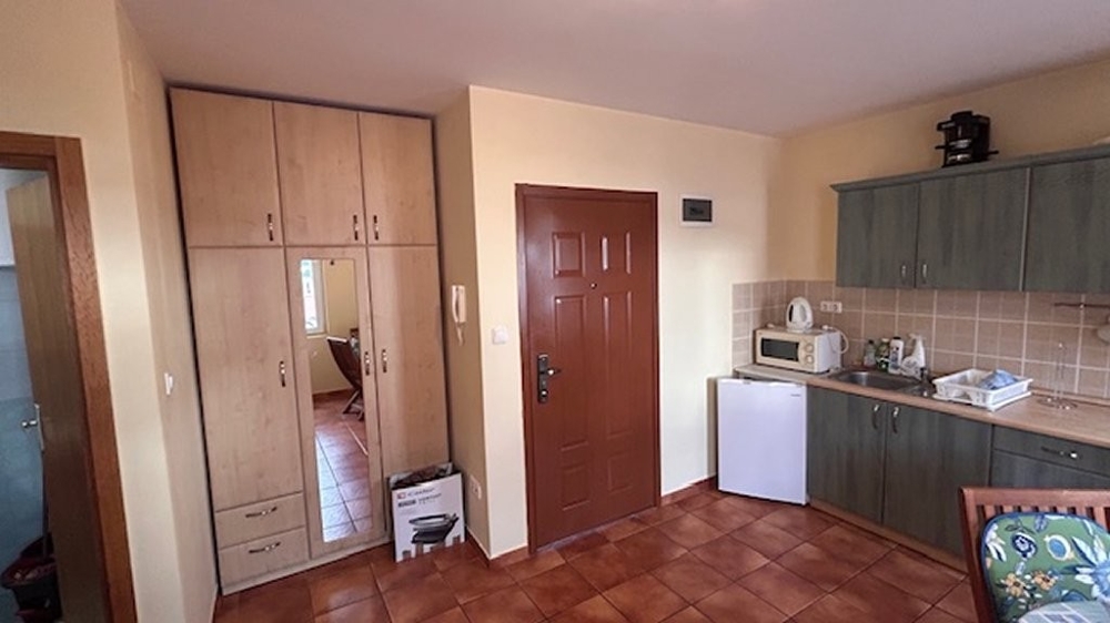 Kuchyňa a vstupný priestor.