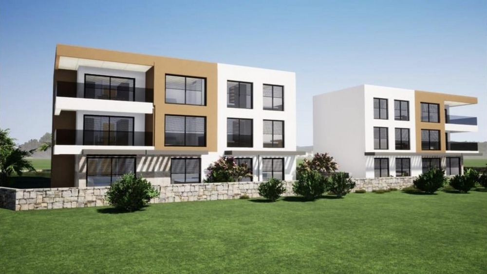 Moderná nová budova s ​​jasnou architektúrou vo Vodiciach