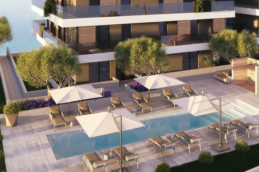 Apartmány s výhľadom na more Čiovo Dalmácia