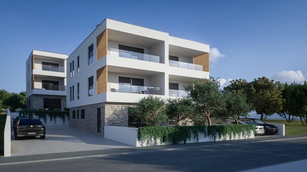 Súčasný bytový dom s apartmánmi v Dalmácii