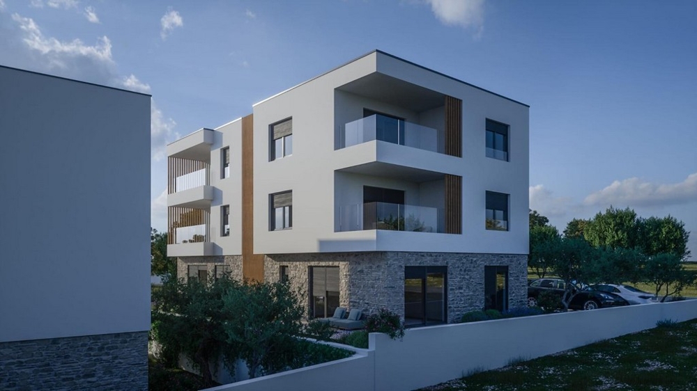 Novopostavená nehnuteľnosť s modernými apartmánmi a parkovacími miestami