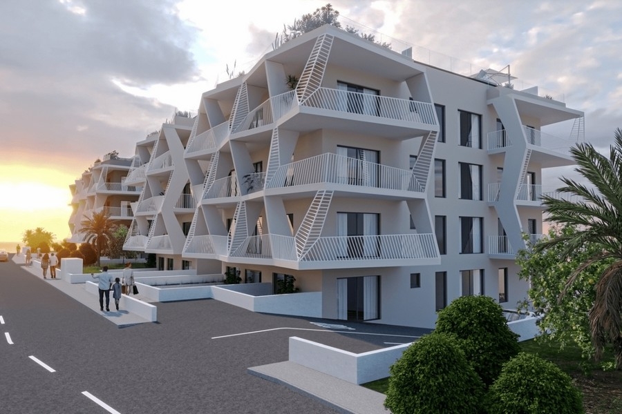 Novopostavený penthouse v novej budove v Splite v Chorvátsku