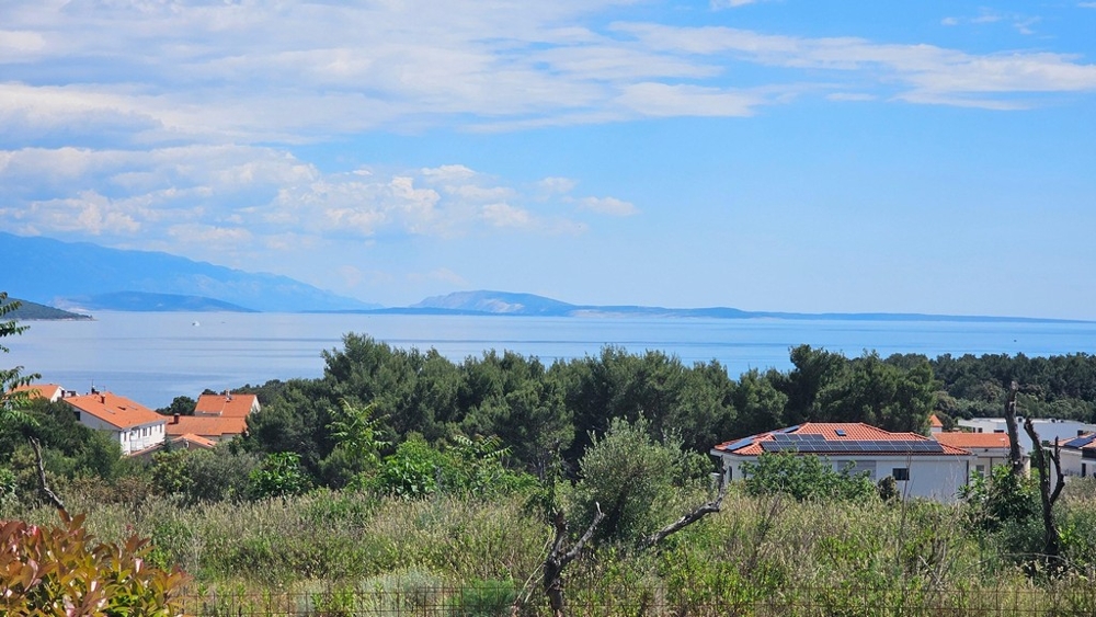 Panoramatický výhľad na more a ostrovy Kvarnerského zálivu