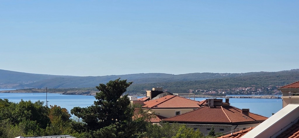 Panoramatický výhľad na more z apartmánu A4103 v Crikvenici
