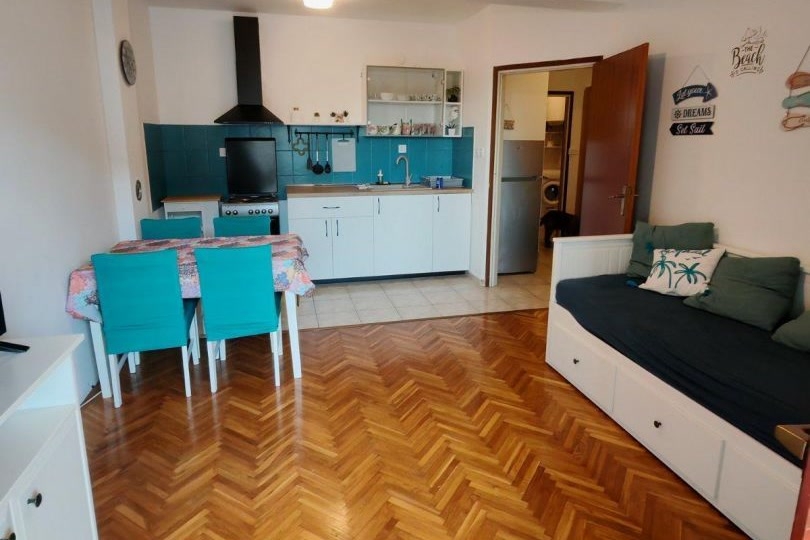 Kuchyňa a obývacia časť bytu A4115 v Novom Vinodolskom
