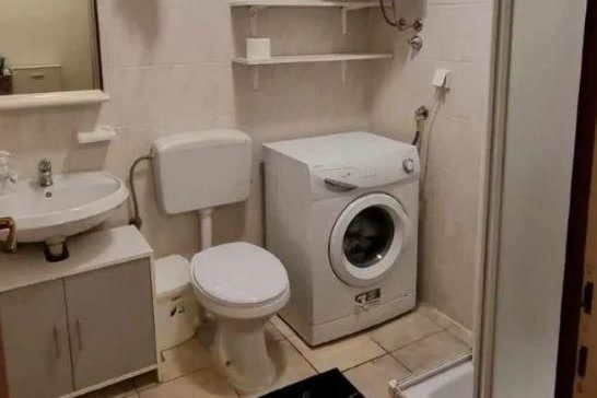 Kúpeľňa s práčkou - apartmán A4115