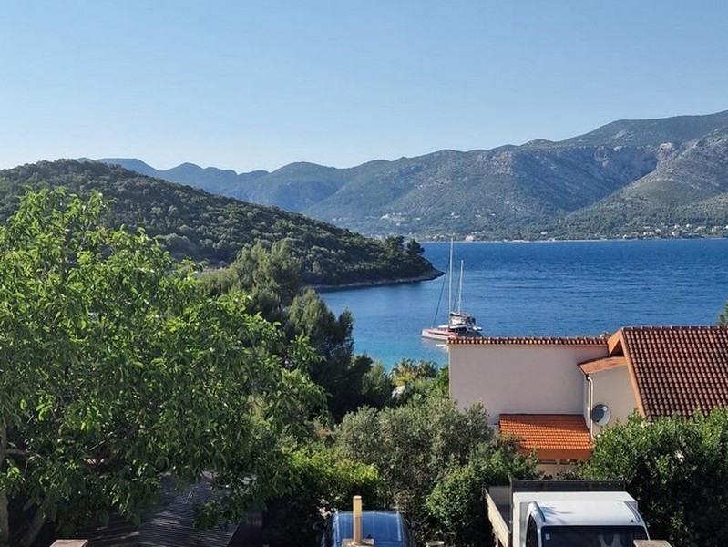 Apartmán s výhľadom na more v Zrnovska Banja, ostrov Korčula