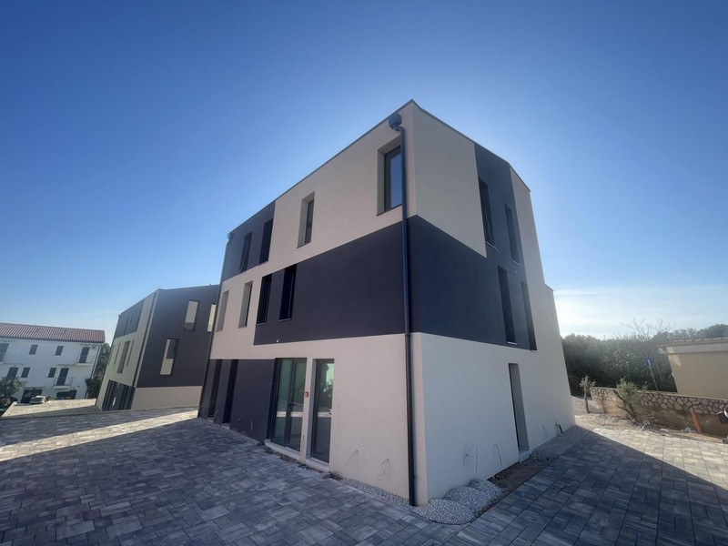Maisonettový byt s výhľadom na more v Krk, ostrov Krk