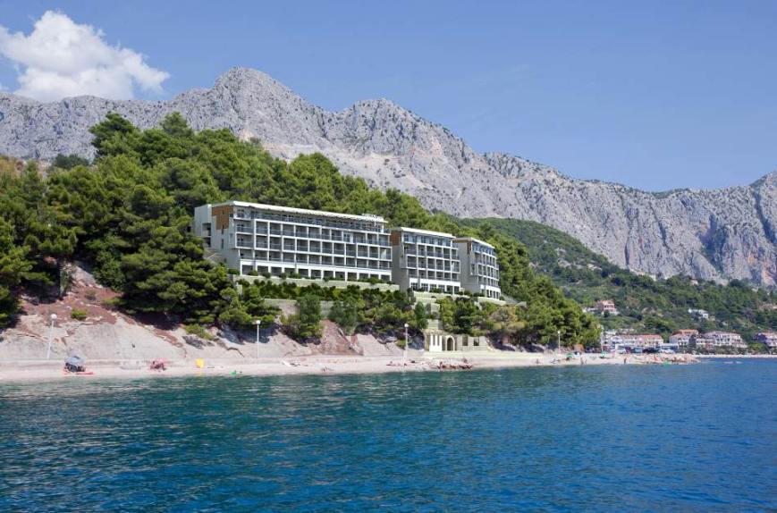 Ukážka návrhu, ako by mohol vyzerať hotel pri mori v tejto lokalite Dalmácie