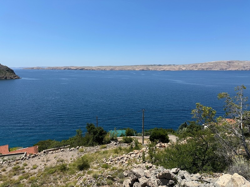 Výhľad na more z nehnuteľnosti G471 v Chorvátsku.