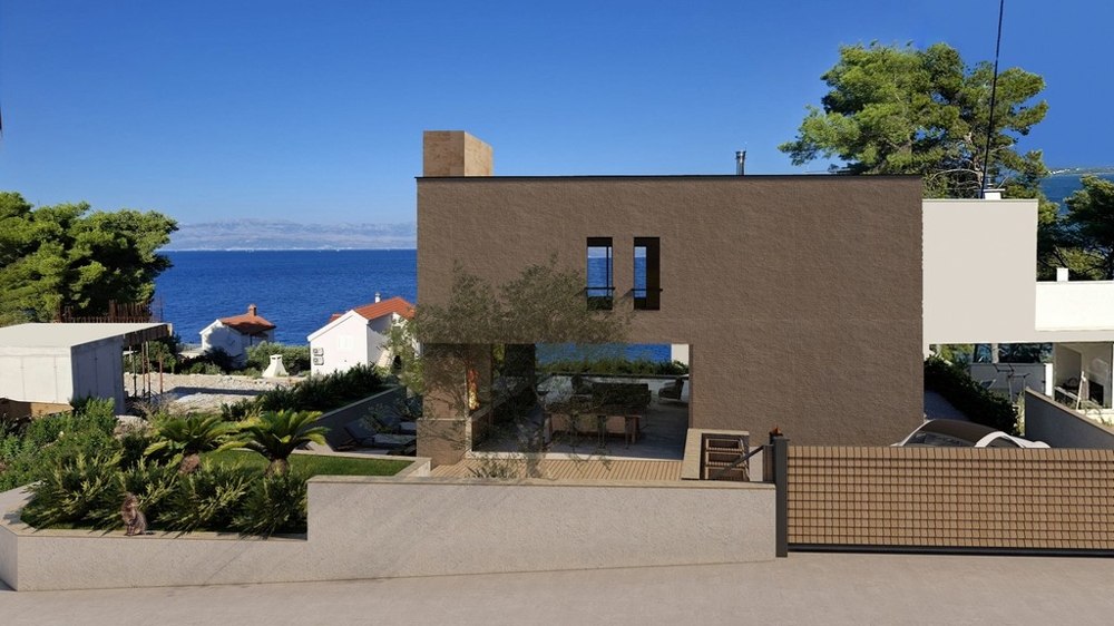 Moderná vila s výhľadom na more na ostrove Šolta