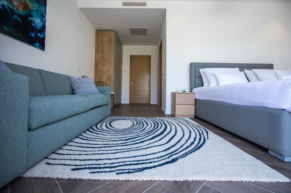 Moderné zariadenie v interiéri vily H1489 neďaleko Dubrovníka.