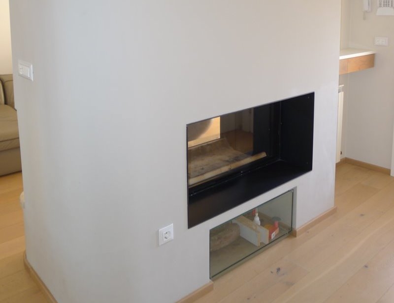 Krb v obývacej časti vily.