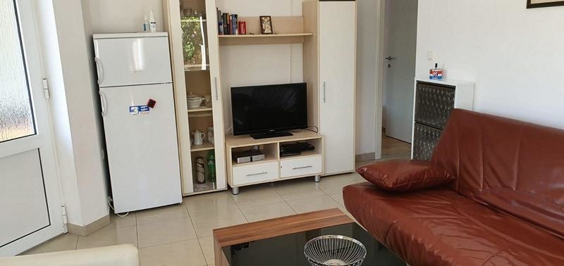 Obývacia izba a TV.