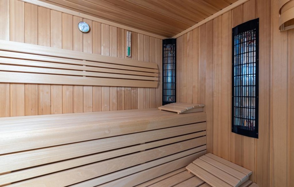 Drevená sauna v luxusnej vile na Istrii na predaj.