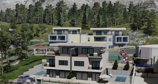 Predám novú vilu s bazénom v Chorvátsku - nehnuteľnosť H2147.