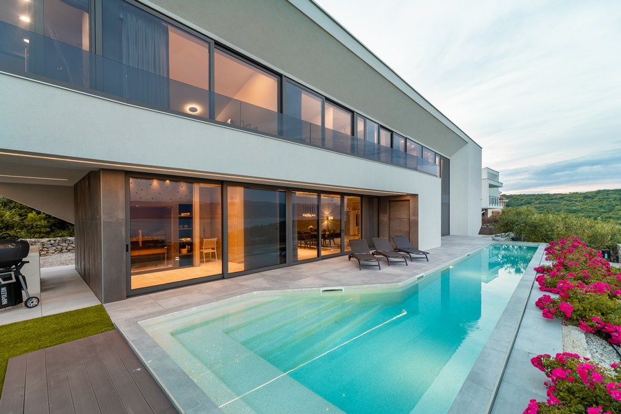 Nehnuteľnosti Chorvátsko - Ostrov Krk, Dom Panorama Scouting H2262