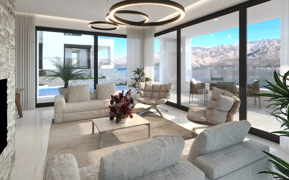 Obývacia izba nehnuteľnosti H2319 v Chorvátsku, Zadar - Panorama Skauting