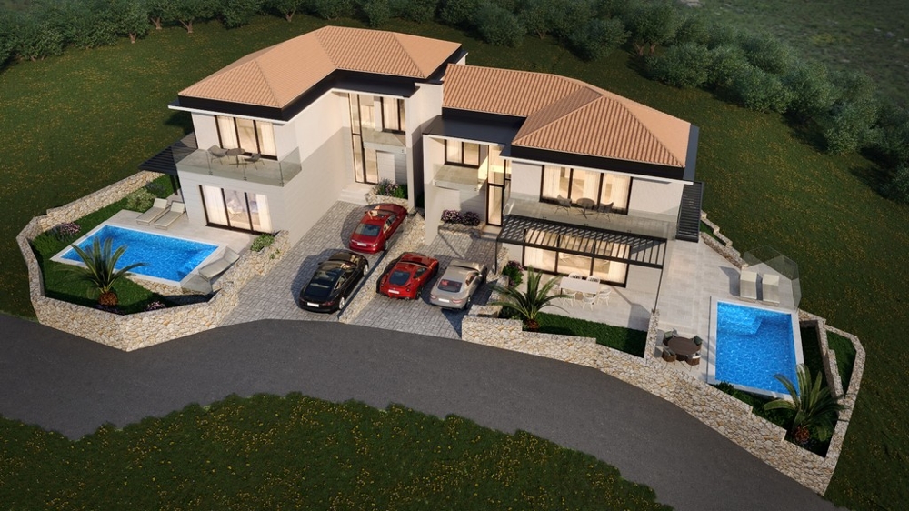 Nehnuteľnosti Chorvátsko - Ostrov Krk, Dom Panorama Scouting H2399