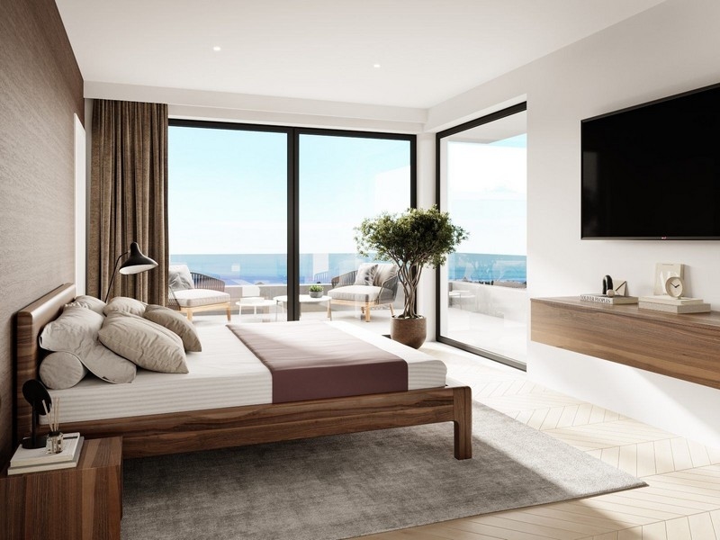 Spálňa s výhľadom na more vo vile H2440 na Istrii - Panorama Scouting.